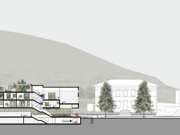 Archisio - Dfg Architetti - Progetto Scuola media a bagno di romagna