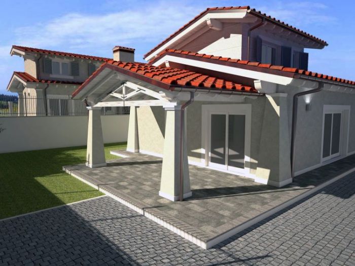 Archisio - Alessandro Protani - Progetto Villa unifamiliare e bifamiliare