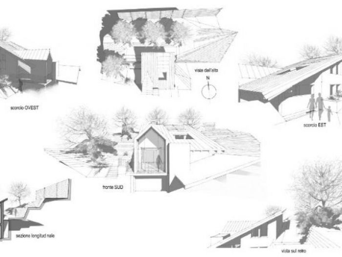 Archisio - Michele Ricupero - Ecoarchitettare Studio - Progetto Casa bioclimatica a ad aosta
