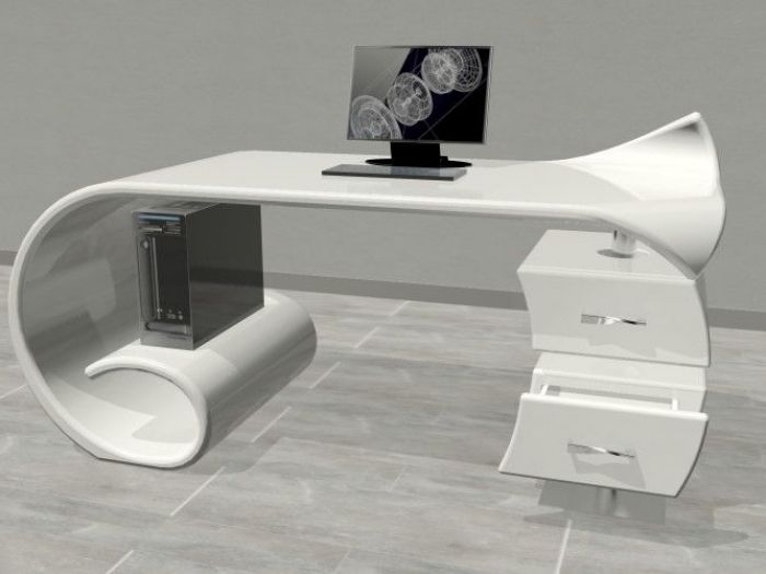 Archisio - B G Design - Progetto Scrivania waves