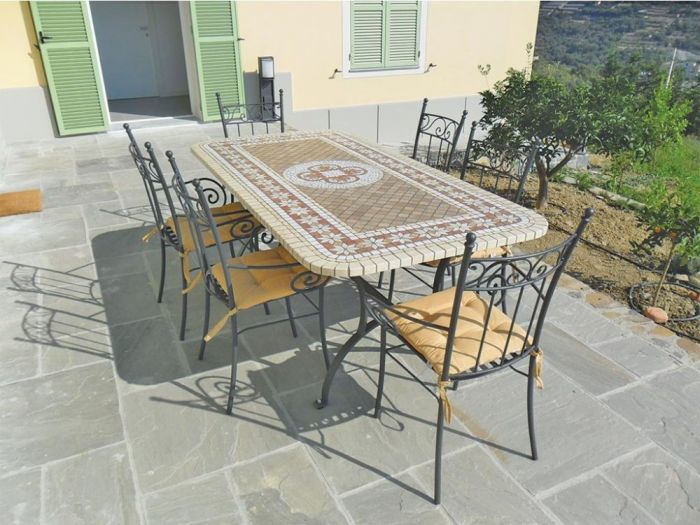 Archisio - Il Fauno Mosaici - Progetto Tavoli per esterni