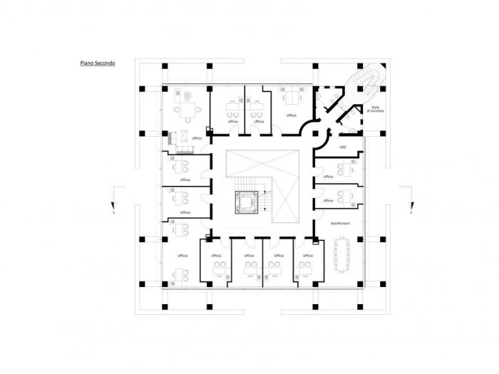 Archisio - Studio Pinelli - Progetto Nuova sede target studio