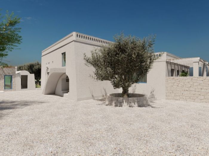 Archisio - Render Real - Progetto Rendering 3d di un casale pugliese