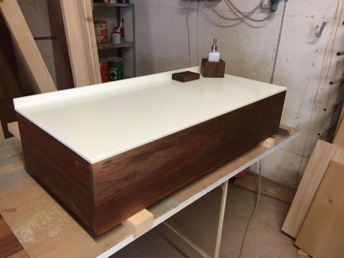 Archisio - Falegnameria Antiquarte Di Moscariello Pier - Progetto Arredo bagno in legno