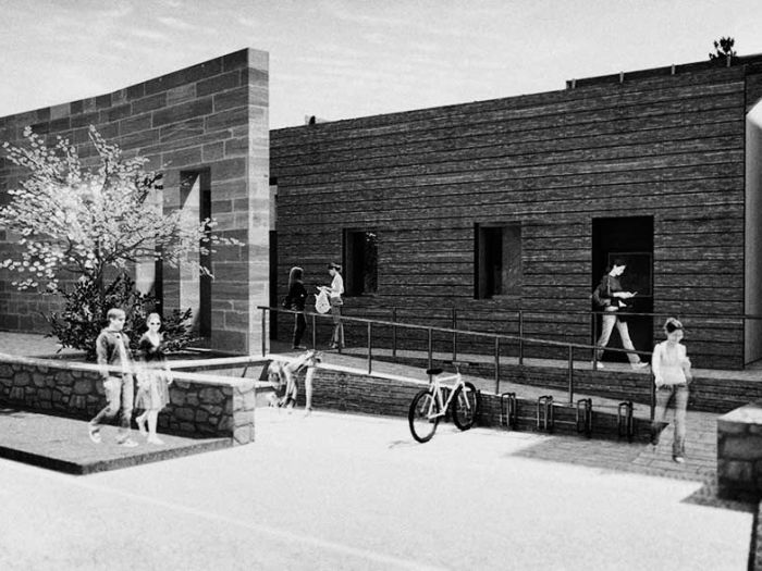 Archisio - Studio Ferretti - Progetto Ufficio postale tergu