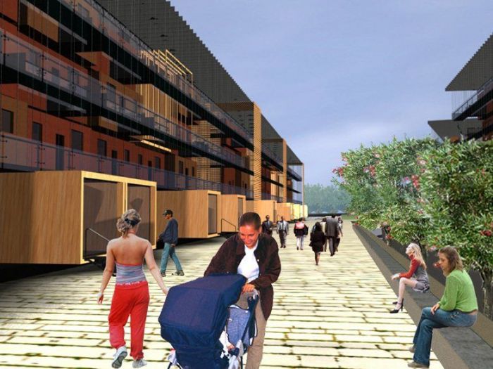 Archisio - Simone Inverizzi - Progetto Progetto sostenibile di riqualificazione dellarea ferroviaria san marco a livorno