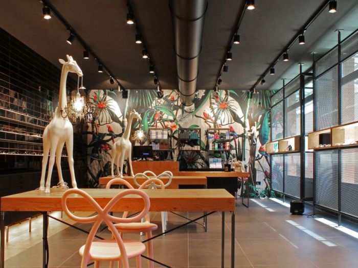 Archisio - Msplus Architettura Marco Stacchini Architetto - Progetto Ottica in blackNuovo negozio di ottica mascagni