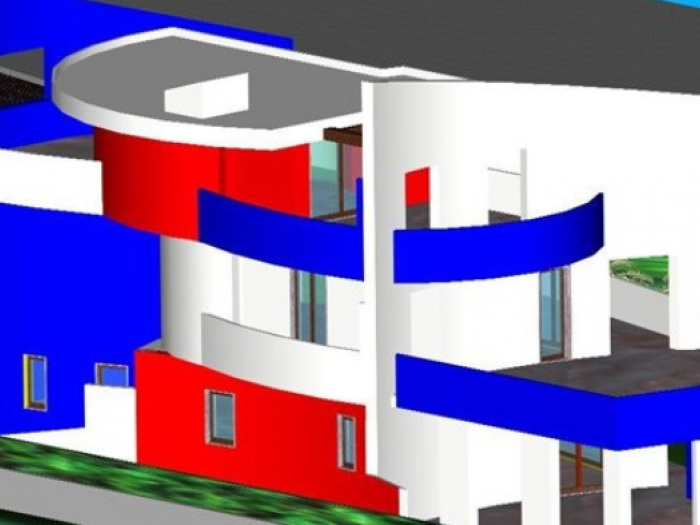 Archisio - Domenico Morolla - Progetto Progetto di scuola materna con annessa abitazione