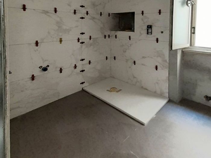 Archisio - Mani Srl Ristrutturazini - Progetto Ristrutturazione bagno roma nuovo salario