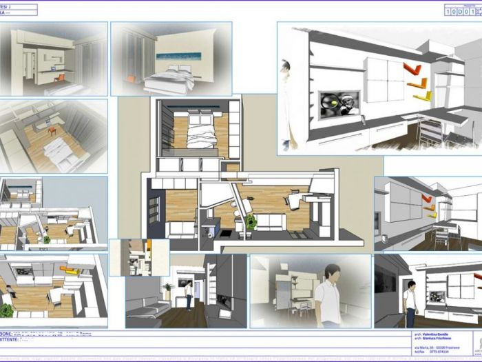 Archisio - Gianluca Fricchione - Progetto Ristrutturazione appartamento