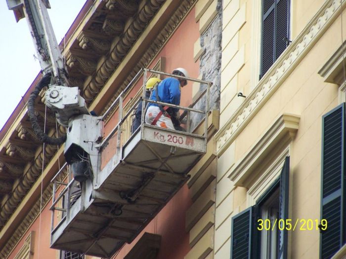 Archisio - Antonio Cardalisco - Progetto Restauro facciata palazzo fine 800