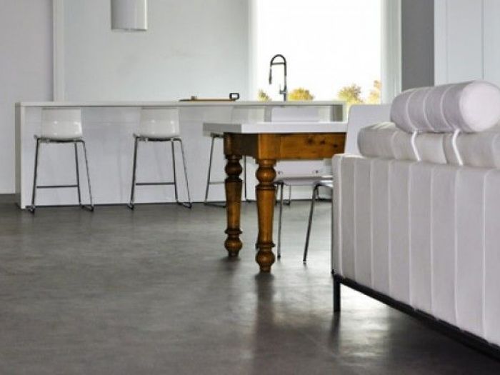 Archisio - Studio Di Architettura Ingegneria E Impresa Edile - Progetto Il design in soggiorno con il pavimento surface