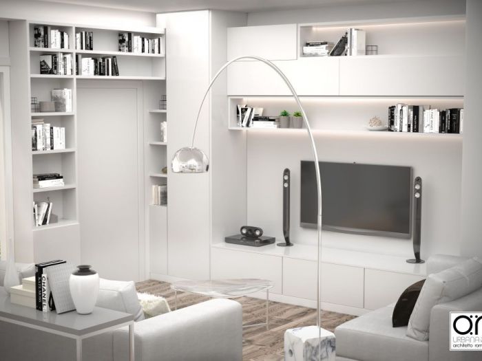 Archisio - Roma Patrizio - Progetto Progetto residenziale mq80 roma tomba di nerone 2019 renderings