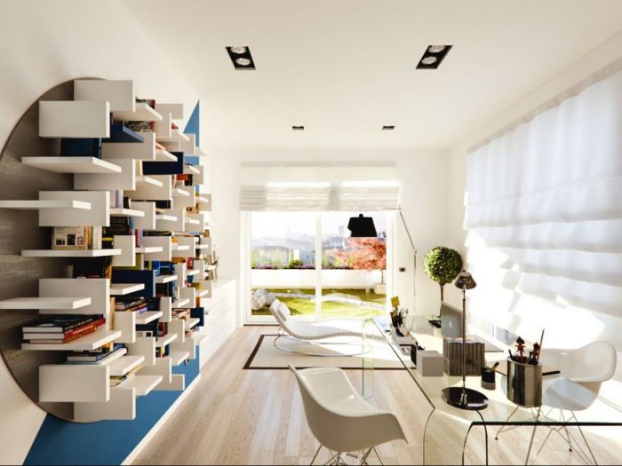 Archisio - Annalisa Carli - Progetto Un attico in stile loft in milano