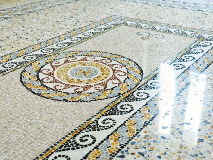 Archisio - Mbartigiana Di Giovanni Buffo - Progetto Seminati alla veneziana mosaico artistico