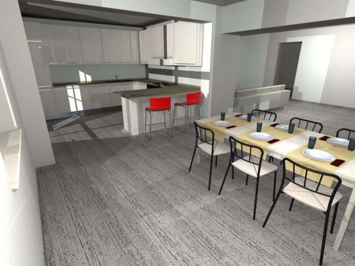 Archisio - Modellazioni 3d E Rendering Di Lattuada Stefano - Progetto Render dinterni