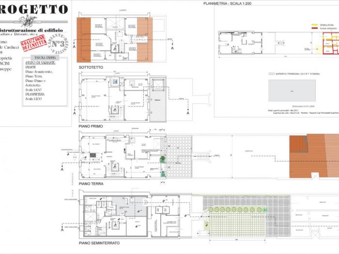 Archisio - Studio Seritti - Progetto La barcarola 1999
