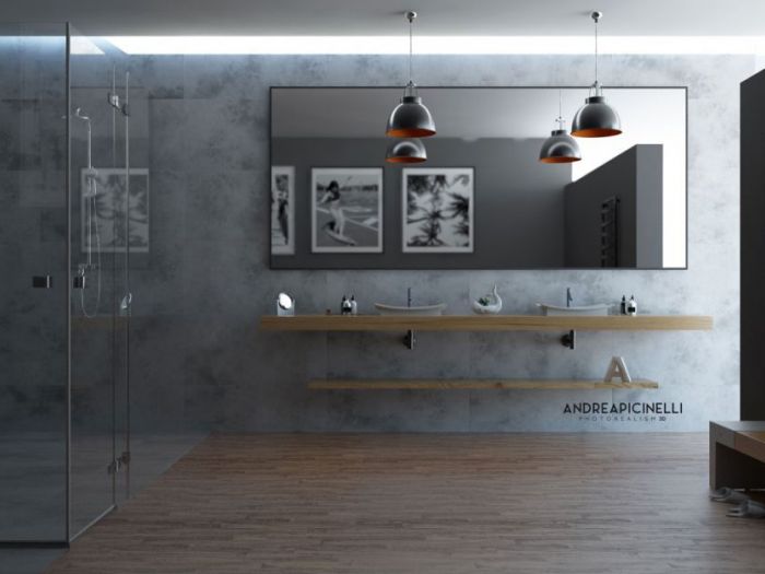 Archisio - Andrea Picinelli - Progetto Bathroom - andres hotel
