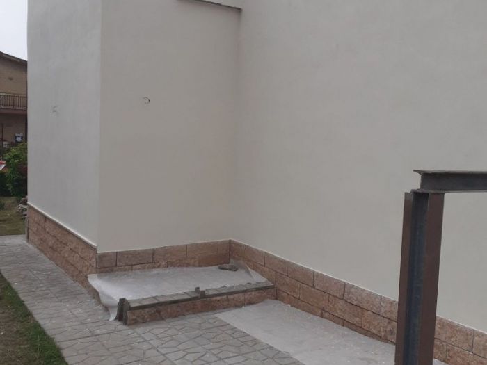 Archisio - Mani Srl Ristrutturazini - Progetto Restyling esterno di un villino unifamiliare sito in roma zona acilia