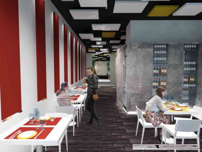 Archisio - Pstudio - Progetto Ristorante- pizzeria romana