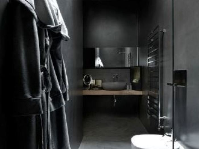 Archisio - Archvaleria Lidonnici - Progetto I toni scuri bellambiente bagno