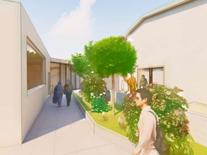 Archisio - Andrea Sorci Natural Living - Progetto Ipotesi progetto di ripristino di un capannone a borghetto flaminio rm per la sede museale della fondazione