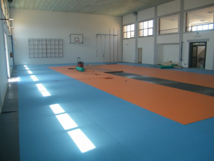Archisio - Sacrabittura - Progetto Rifacimento pavimento palestra e ampliamento locali