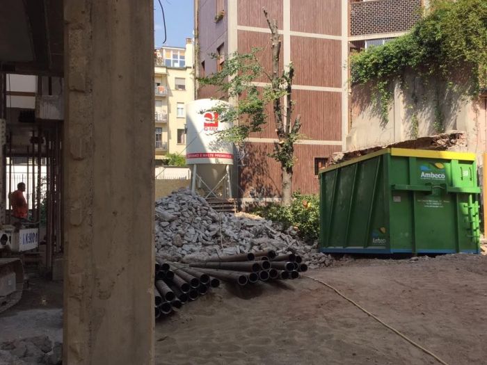 Archisio - Lamuraingegneria Cantiere - Progetto Residenza a parco solari milano