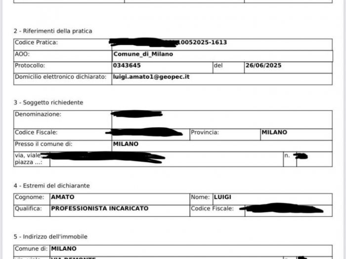 Archisio - Geometra Luigi Amato - Progetto Pratiche edilizie e catastali eseguite in lombardia
