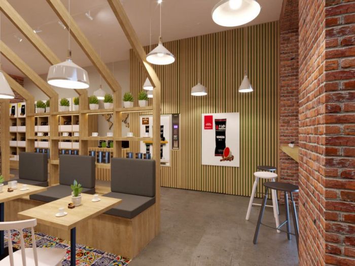 Archisio - Juldis Kassenali Design - Progetto Flagship store - il caff italiano
