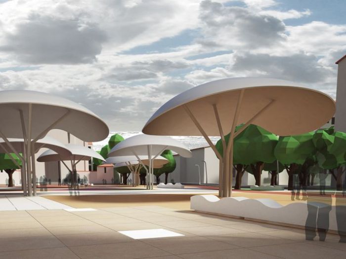 Archisio - Architetto Condorelli Alessandro - Progetto Concorso nuova piazza dellisolotto
