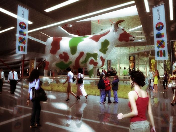 Archisio - Bicuadro - Progetto Padiglione italia expo 2015