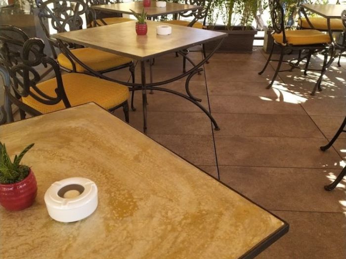 Archisio - Orkart - Progetto Piani tavolo in marmo dorato