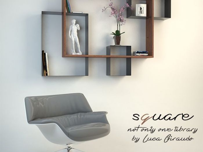 Archisio - Luca Giraudo - Progetto Libreria square