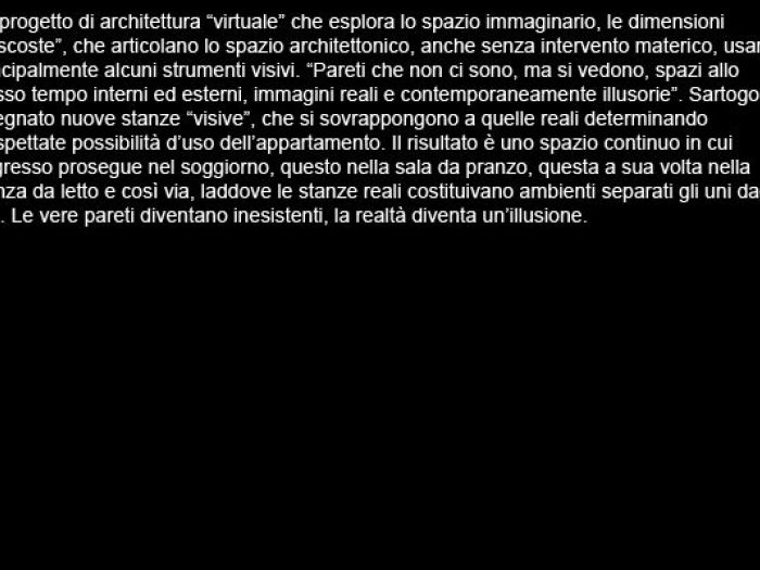 Archisio - Sartogo Architetti Associati - Progetto Architettura virtuale virtual architecture - roma