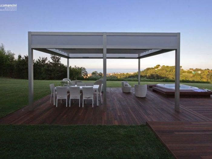 Archisio - Studio Mancini - Progetto Giardino vista mare