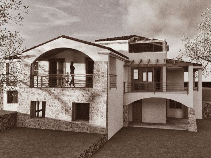 Archisio - D345 Workshop Di Pier Francesco Porcu - Progetto Edificio residenziale in campagna