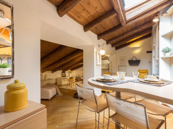 Archisio - Dettagli Home Staging Silvia Marcheselli - Progetto Mansarda in casolare antico nei dintorni di bologna