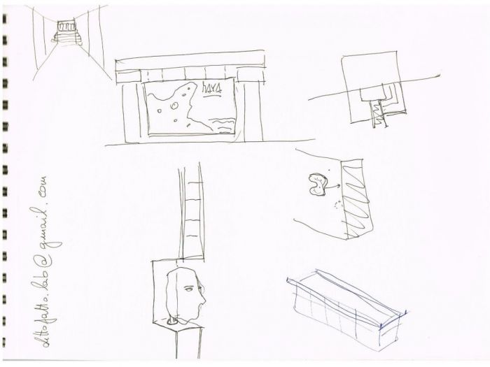 Archisio - Javier Reyes Batista - Progetto Marte museumHall allestimento temporaneo