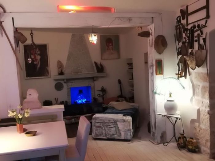 Archisio - Artmarcomonopoli - Progetto Il soggiorno di villa due trulli