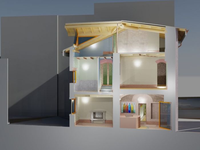 Archisio - Modellazioni 3d E Rendering Di Lattuada Stefano - Progetto Spaccati ed esplosi