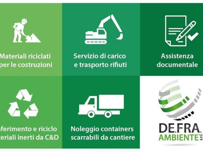Archisio - Defra Ambiente srl - Progetto Impianto di recupero rifiuti inerti servizi ambientali