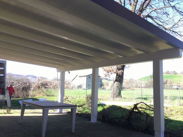 Archisio - Codeluppi E Rossi Snc - Progetto Porticato in legno