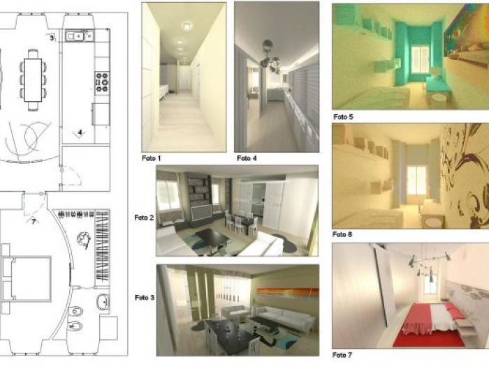 Archisio - Maria Grazia Corrado - Progetto Ristrutturazione appartamento