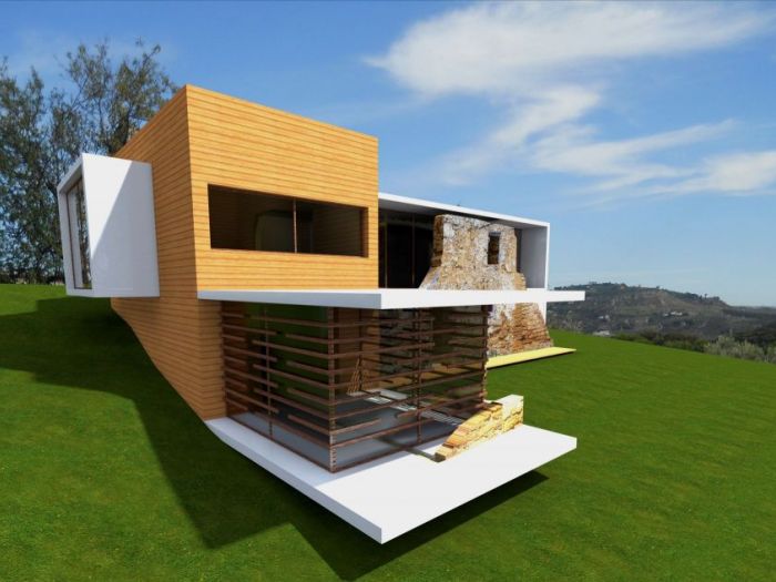 Archisio - Javier Reyes Batista - Progetto Angle houseCasa spigolo