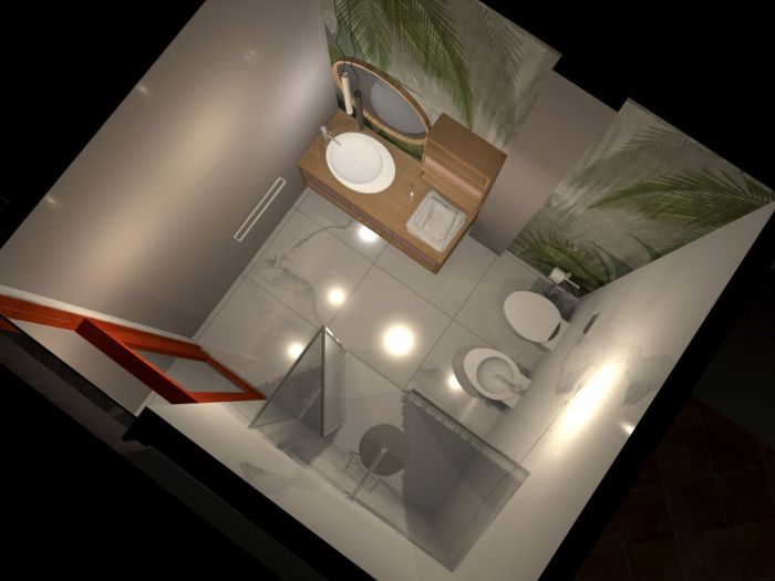 Archisio - Simona De Marco - Progetto Villa unifamiliare progetto di arredo zona cucina living e bagno