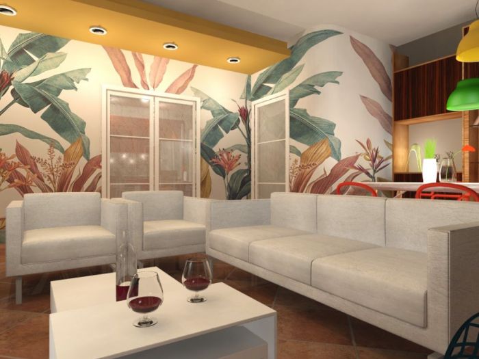 Archisio - Simona De Marco - Progetto Villa unifamiliare progetto di arredo zona cucina living e bagno