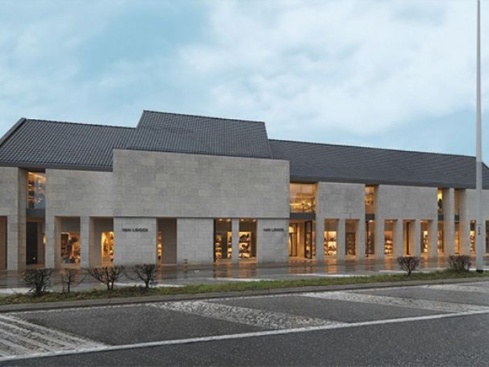 Archisio - Grassi Pietre - Progetto Centro commerciale van loock a zandhoven