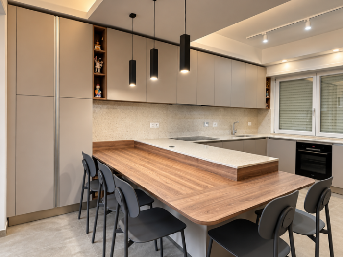 Archisio - Serena Martini - Progetto Appartamento contemporaneo spazi arredi e dettagli su misura
