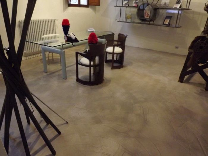 Archisio - Michela Vicchi - Progetto Pavimento decorcemento